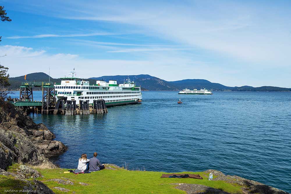 lopez island ferry landing dock