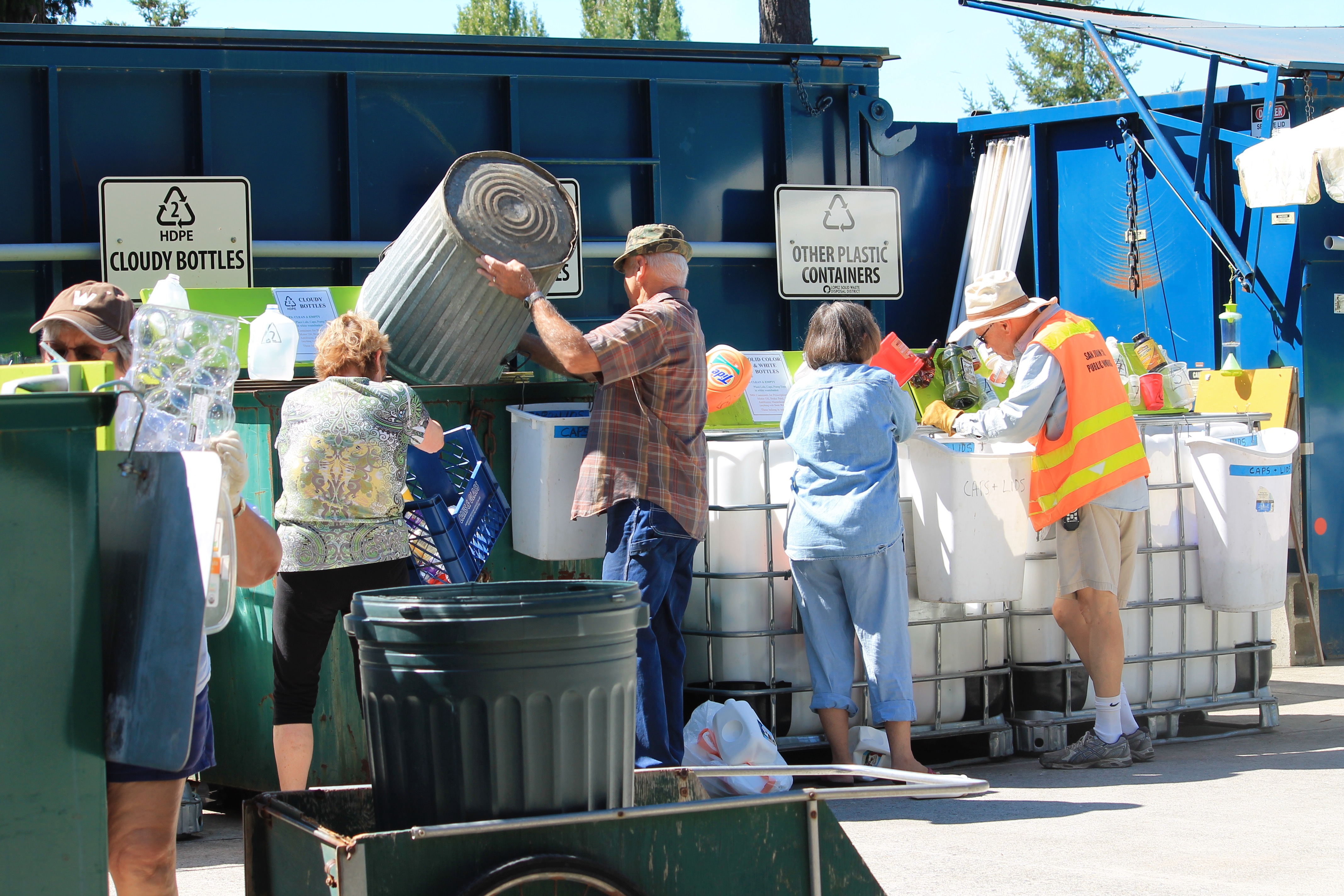 lopez island solid waste district fundraiser recycle reuse repurpose transfer station