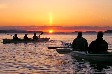 kayaks lopez island sunset cruise
