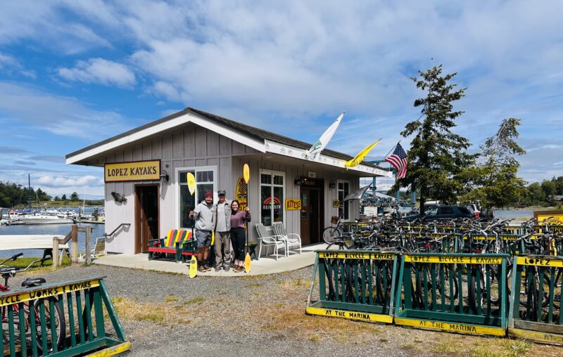 Lopez Bike Works and Kayaks at the Marina